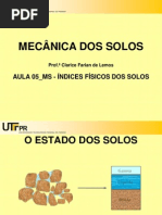 Aula 05 Ms Indices Fisicos Dos Solos