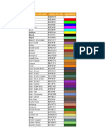 Nombre Del Color HTML