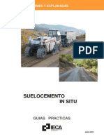 Suelocemento in situ: ventajas medioambientales y técnicas de esta técnica de construcción