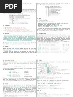 Java Reference Card