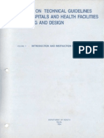 1 Introduction Instruction for Use Doh Technical Guidelines Hospital Design 25 Bed