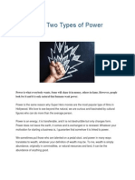 Two Types of Power: Global Swag Articles Vol 27
