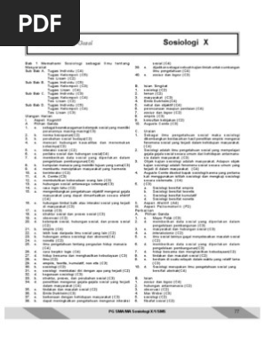 Kunci Jawaban Lks Ekcellent Sosiologi Kelas X Pdf