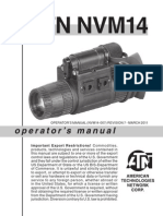 Atn Nvm14: Operator's Manual