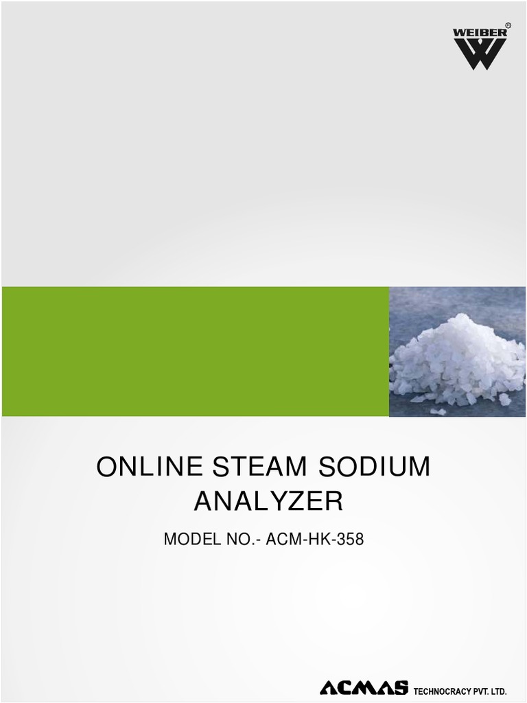 Online Steam Sodium Analyzer Pdf Calibration Sodium