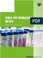 Table Top Hydrazine Meter