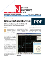 Article Bioprocess Simulation Gain Traction Sept 2006