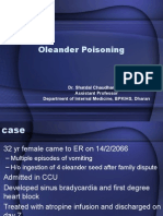 Oleander Poisoning