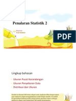 Distribusi Dan Ukuran Penyebaran