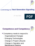 Licensing For Next Generation Signalling: Buddhadev Dutta Chowdhury