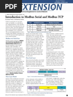 Introduction To Modbus Serial and Modbus TCP