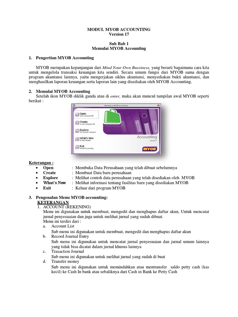 Cara Mencetak Laporan Keuangan Pada Myob Seputar Laporan