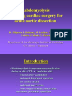 Rabdomyolysis Following Cardiac Surgery For Acute Aortic Dissection