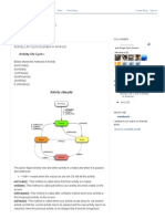 Activity Life Cycle Example in Android