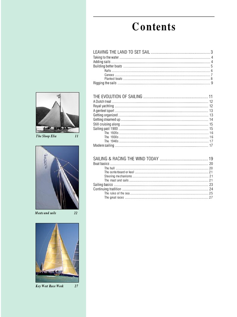 Sailing Fundamentals and Rigging Guide | PDF