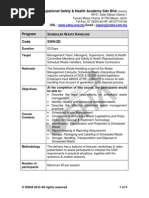 Schedule Waste Handling