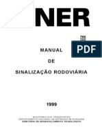 Der - 1999 - Manual de Sinalizacao Rodoviaria