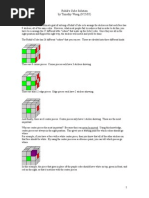 Rubik's Cube Solution by Timothy Wong (9/25/05) : Structure of The Cube