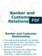 Banker and Customer Relationship