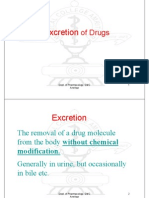 Excretion of Drugs