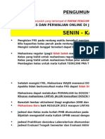 JADWAL MHS GASAL 2013-2014