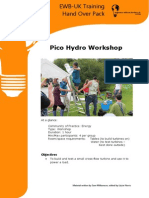 Pico Hydro Workshop