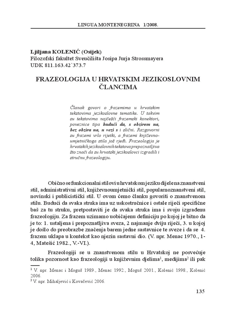 LM1-07 - Ljiljana KOLENIC | PDF