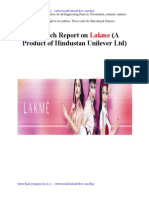Project Report on Lakme 130103224651 Phpapp02