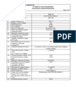 Our Order No.4200059720 Current Transformers Guaranteed Technical Particulars