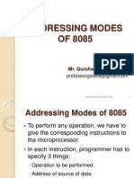 Addressing Modes of 8085
