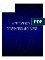 Writing Arguments