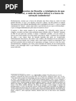 As três dimensões da filosofia - Aprender a viver