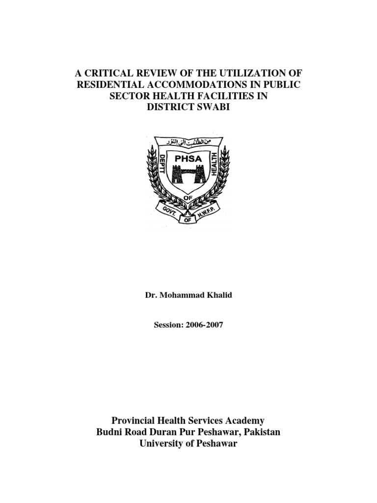 dissertation on health