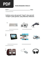 TMK Tahun 4 Lembaran Kerja Peranti Input Output