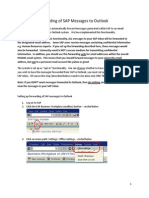 Automatic Forwarding of SAP Messages To Outlook