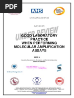 Good Laboratory Paractice When Performing Molecular Amplification ASSAYS