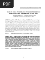 Download Studi Lini Dasar an Teknologi PHT Pada Tanaman Cabai Di Jawa Barat by vicianti1482 SN17558568 doc pdf