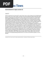 Download Global Market for Virgin Coconut Oil by innova115 SN17560020 doc pdf