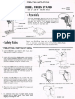 Craftsman Drill Press 335.25926 Manual