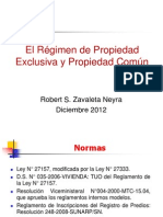 Regímenes Propiedad Exclusiva