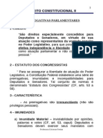 Poder Legislativo - Imunidade Parlamentar