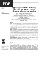 Download Applying Advanced Planning Systems for Supply Chain Planning- Three Case Studies by anandshu3 SN17561676 doc pdf