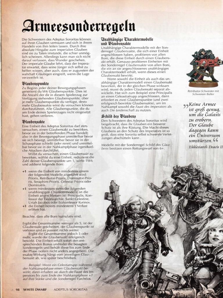Codex Adeptus Sororitas | PDF