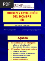 3-Tercera Clase-Origen y Evolucion Del Hombre (II)-21ago13
