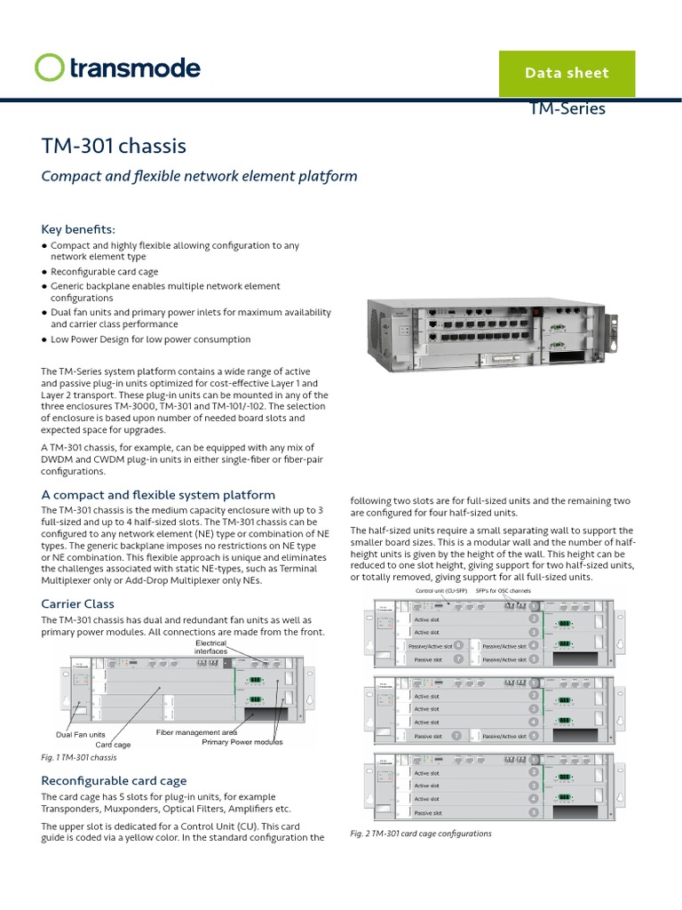 DS TM 301 Chassis B | PDF | Wavelength Division Multiplexing