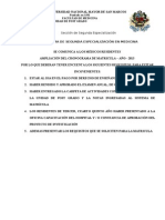 Requisitos de Matricula 2013