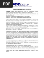 ata assembleia geral  apee d  pedro iv - outubro 2013