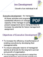 Objectives of Executive Development 1