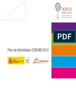 Plan de Actividades CENEAM 2012 PDF