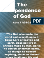 The Independence of God